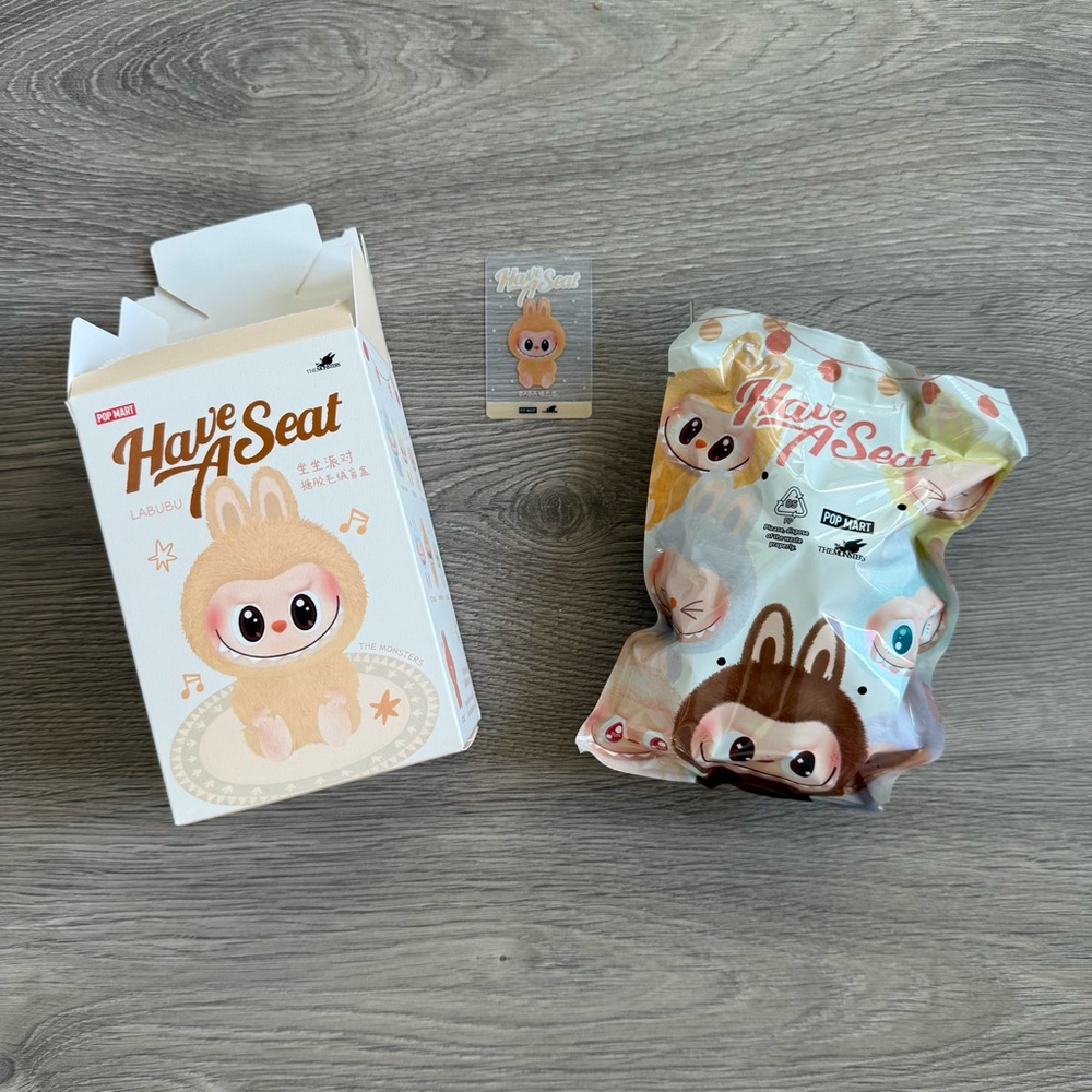🆕 Authentic Pop Mart Labubu THE MONSTERS Have a Seat Baba v1 - Sealed Bag